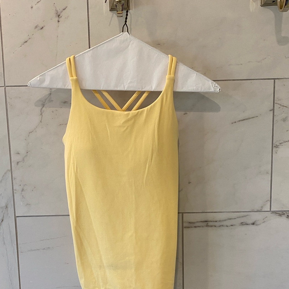 Athleta Yellow Tank Top